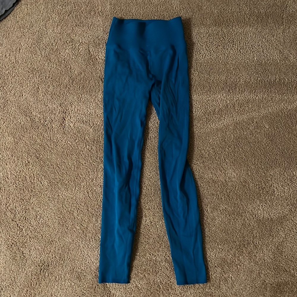 Fabletics electric blue Maddie Ziegler sculpt knit collection